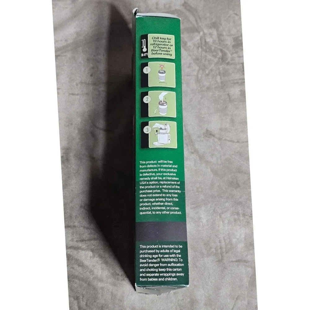 Heineken BeerTender Tubes (6 Pack) for DraughtKeg System Replacement Parts